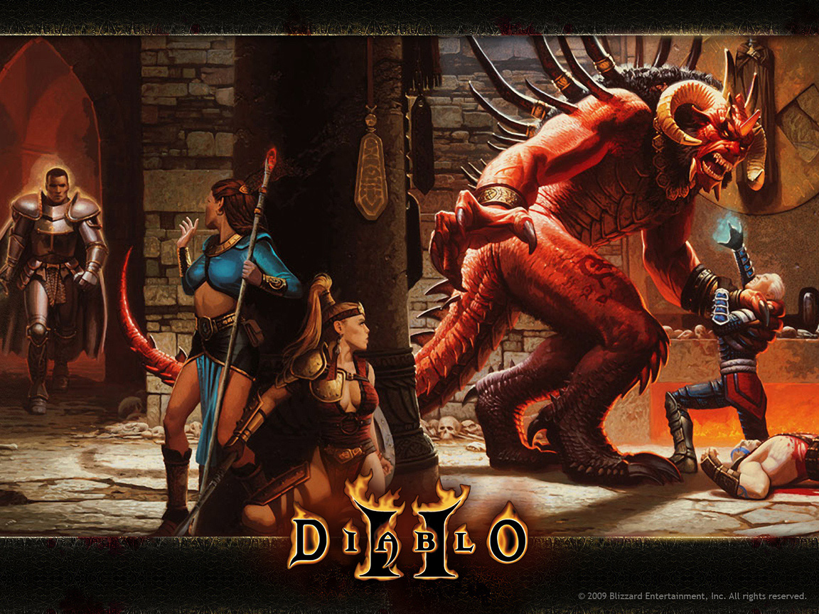 Diablo 2 кто на обложке