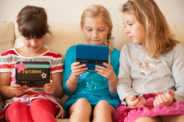 Family Playing Nintendo